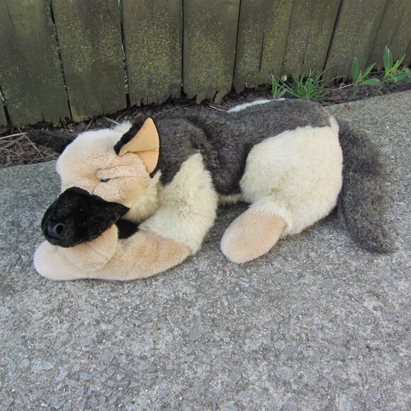 folkmanis Toys Full Body Arm Hand Puppet Adult German Shepherd